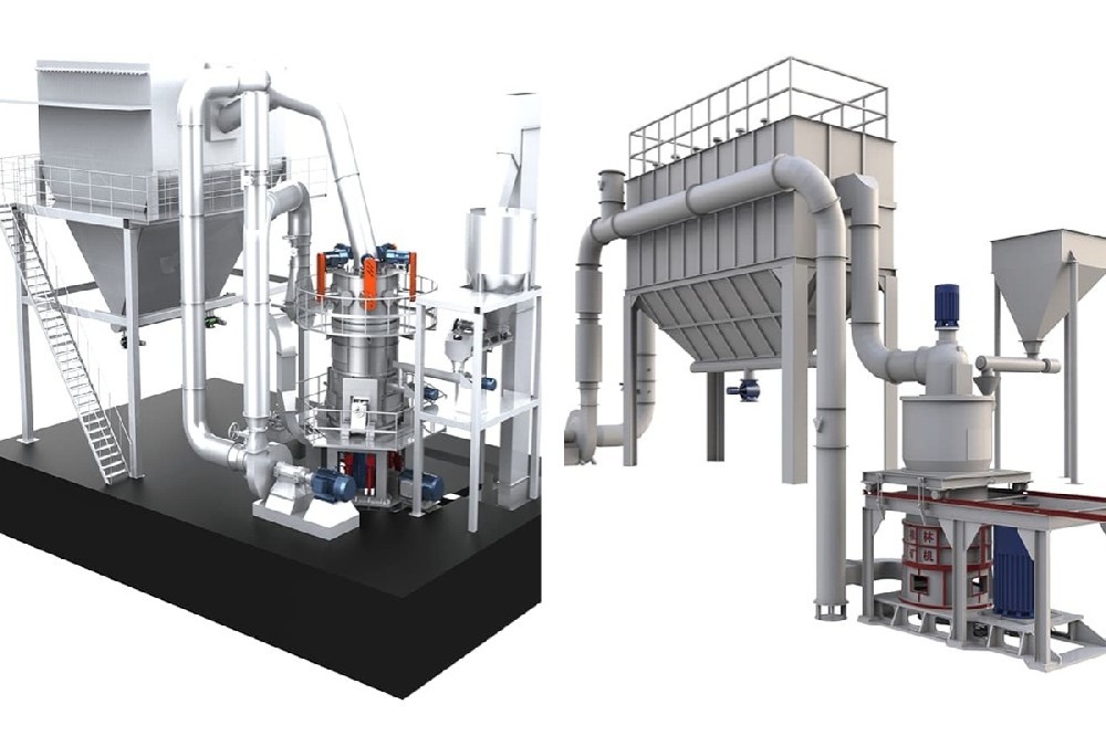 超细立磨与环辊磨比较分析